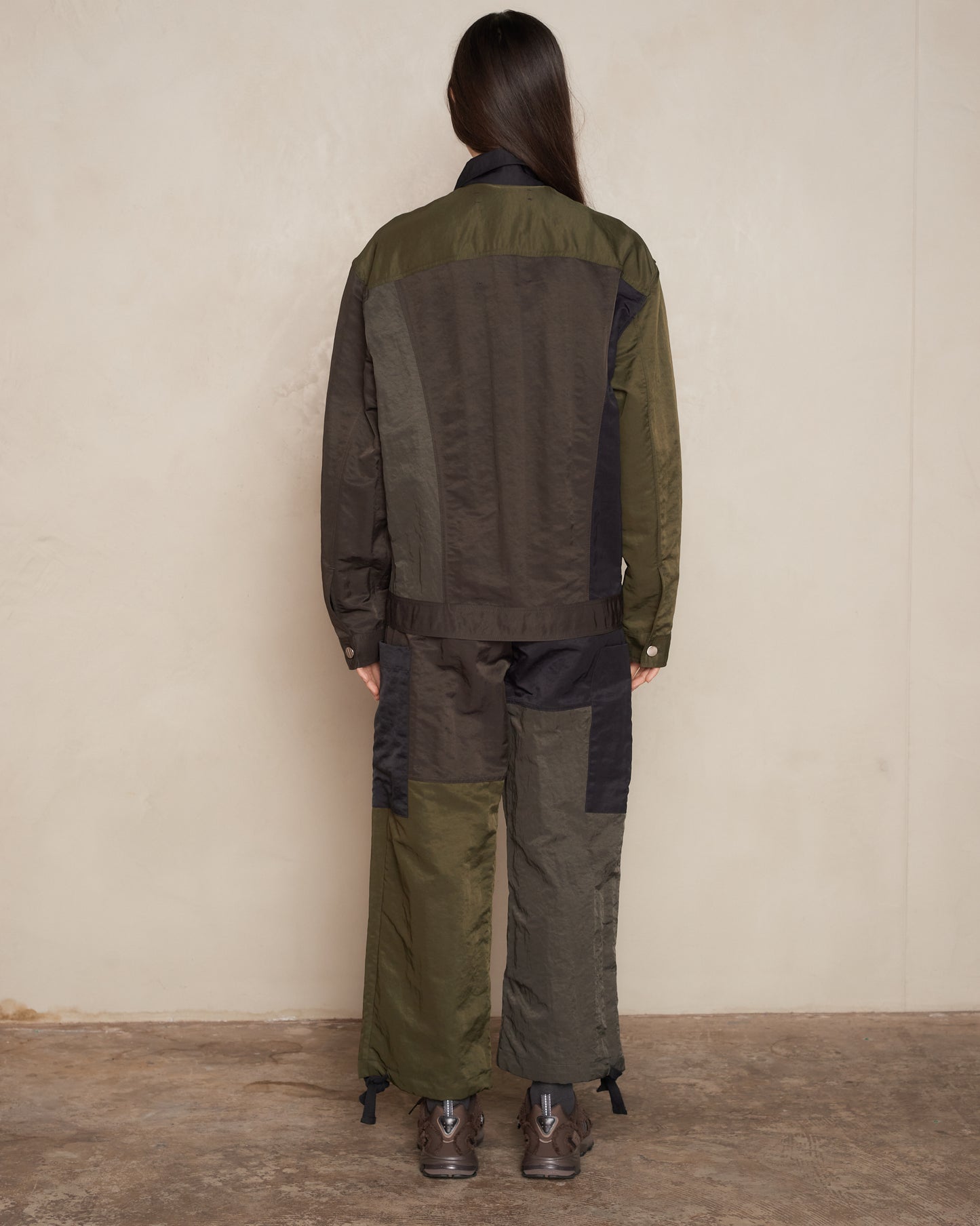 Army Green Oversized Worker Jacket