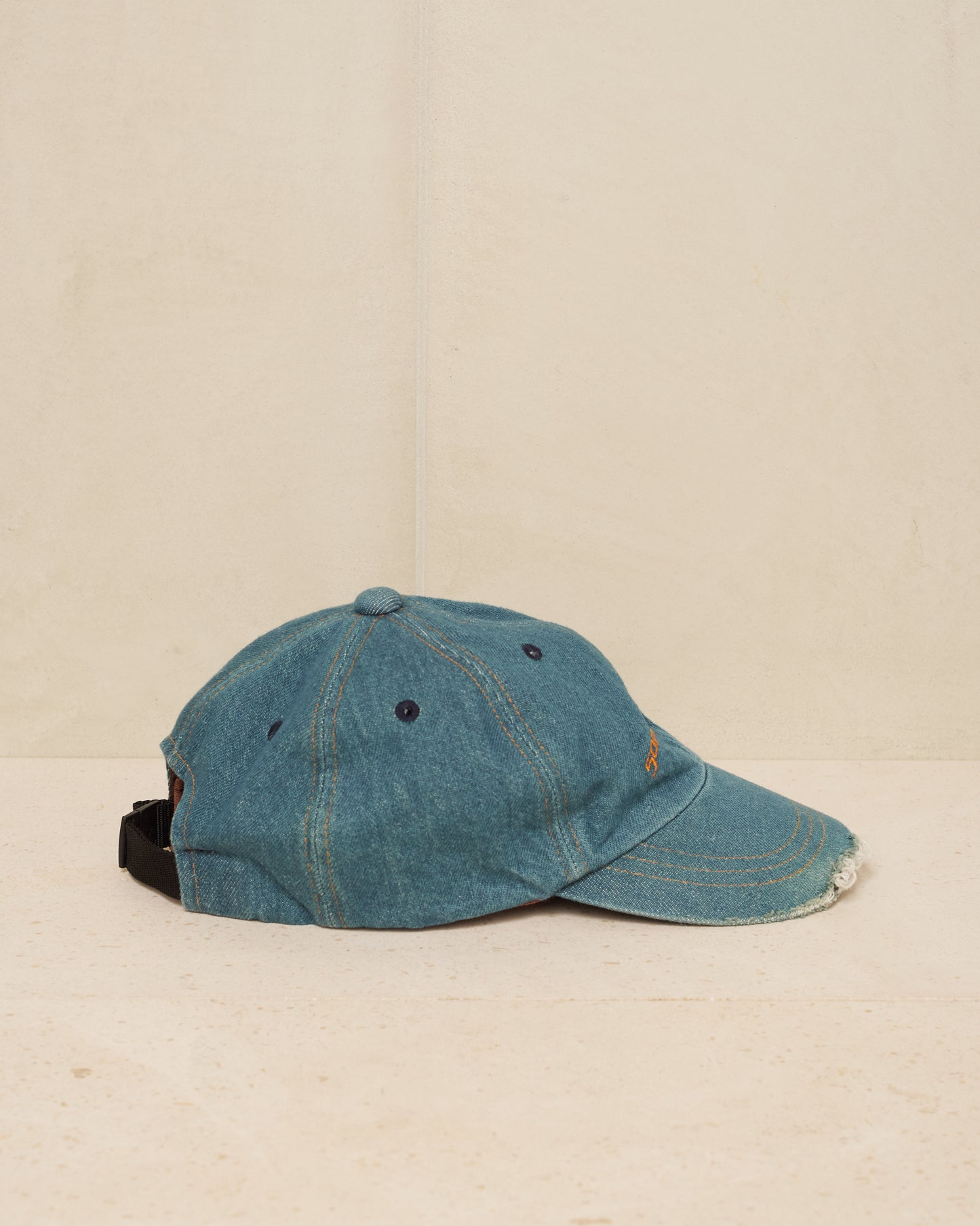 Blue Washed Denim Cap