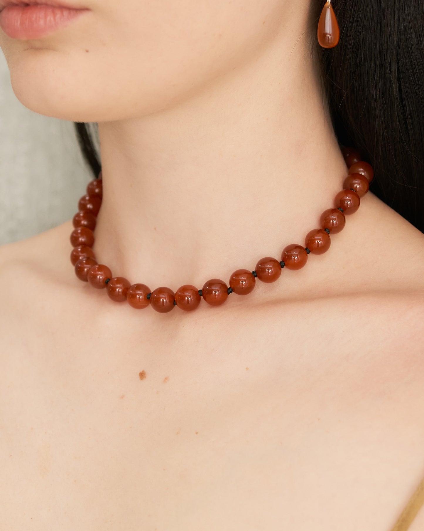 Carnelian Deco Collar