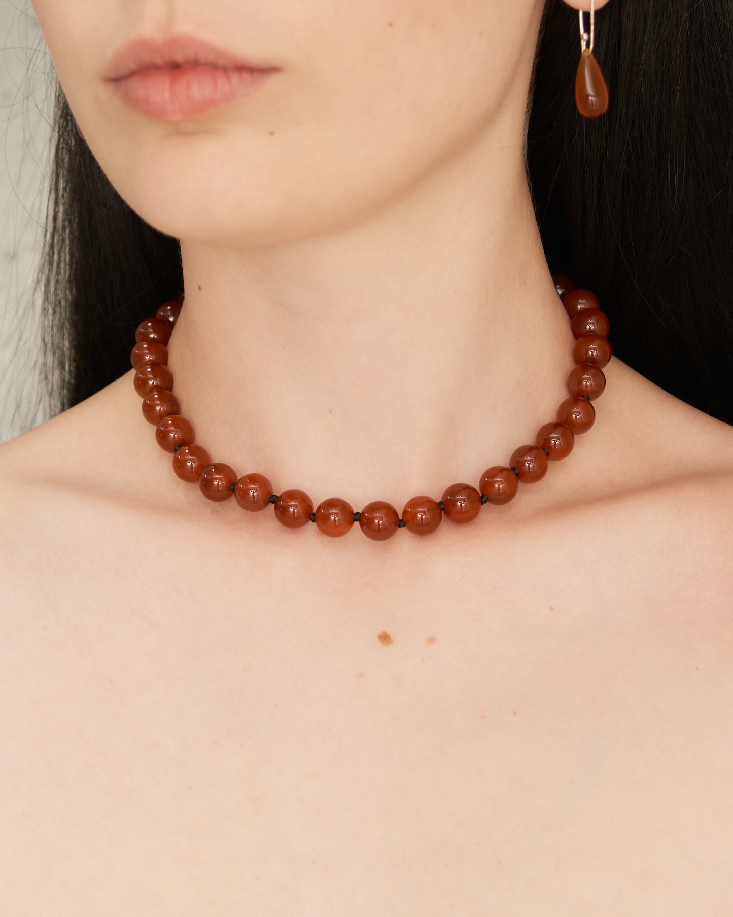 Carnelian Deco Collar