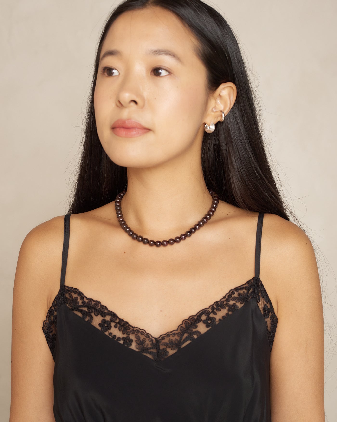 Garnet Grecian Collar