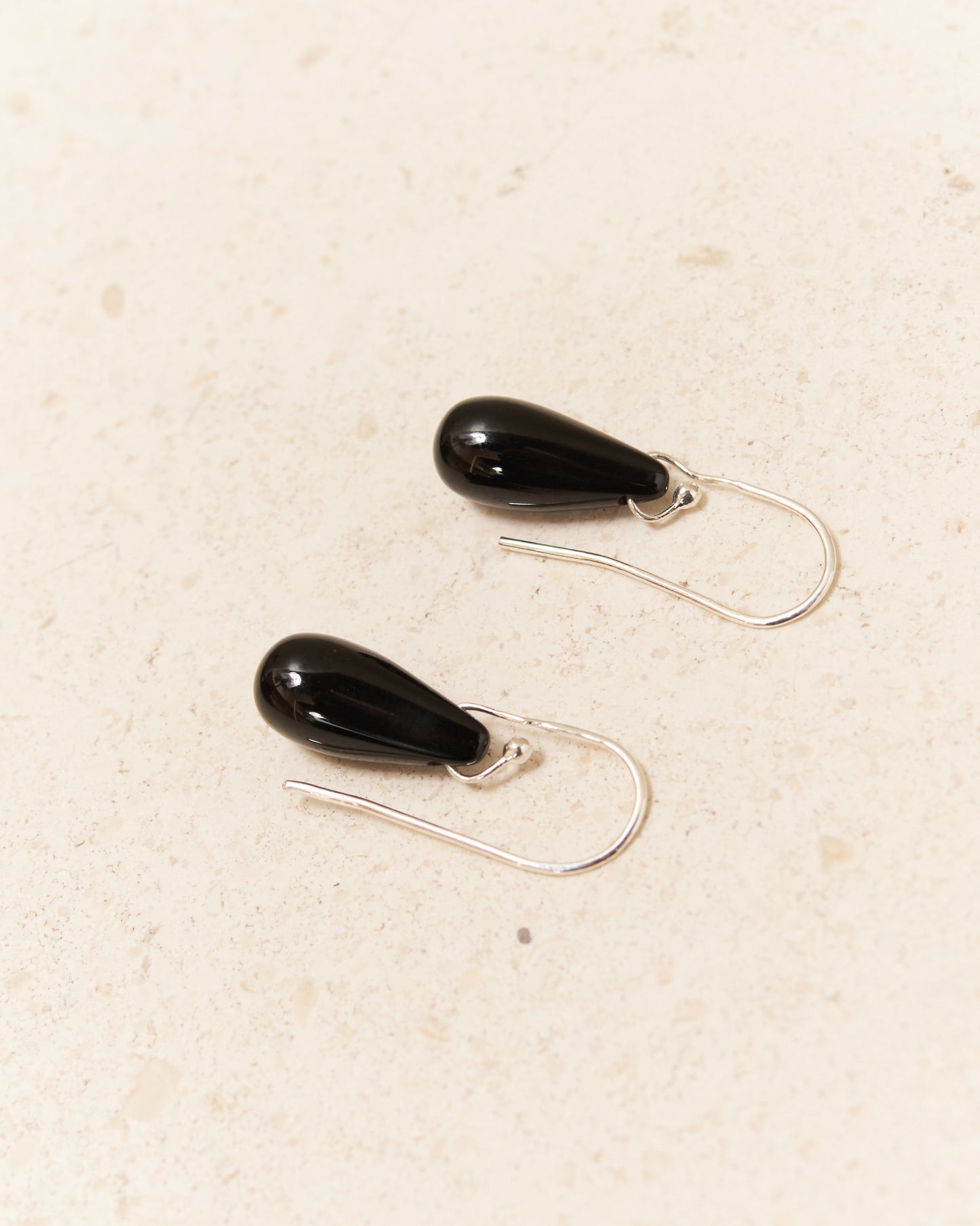 Onyx Droplet Earrings