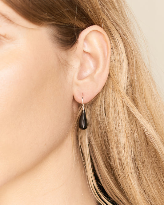 Onyx Droplet Earrings