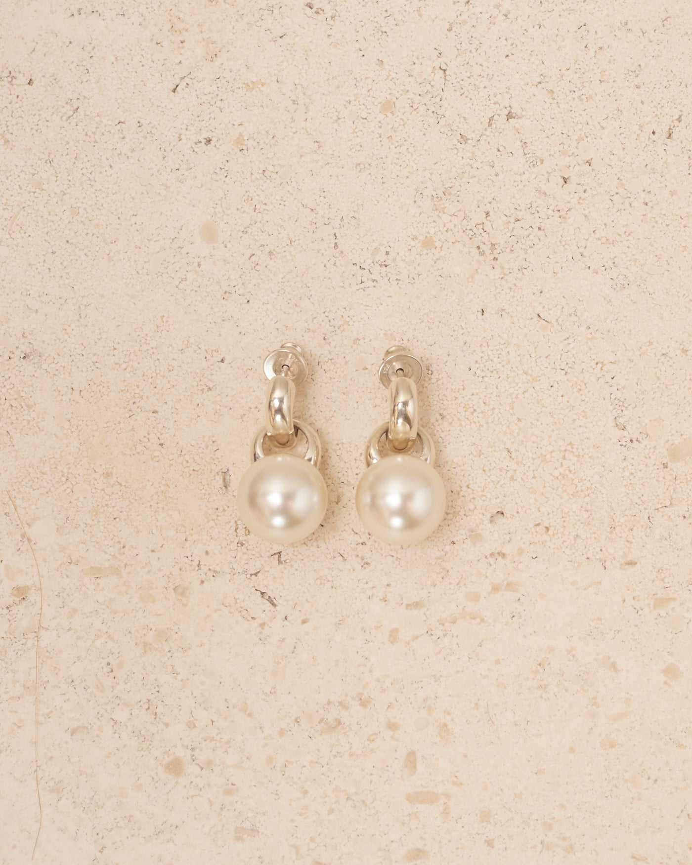 Sterling Silver Pearl Earrings