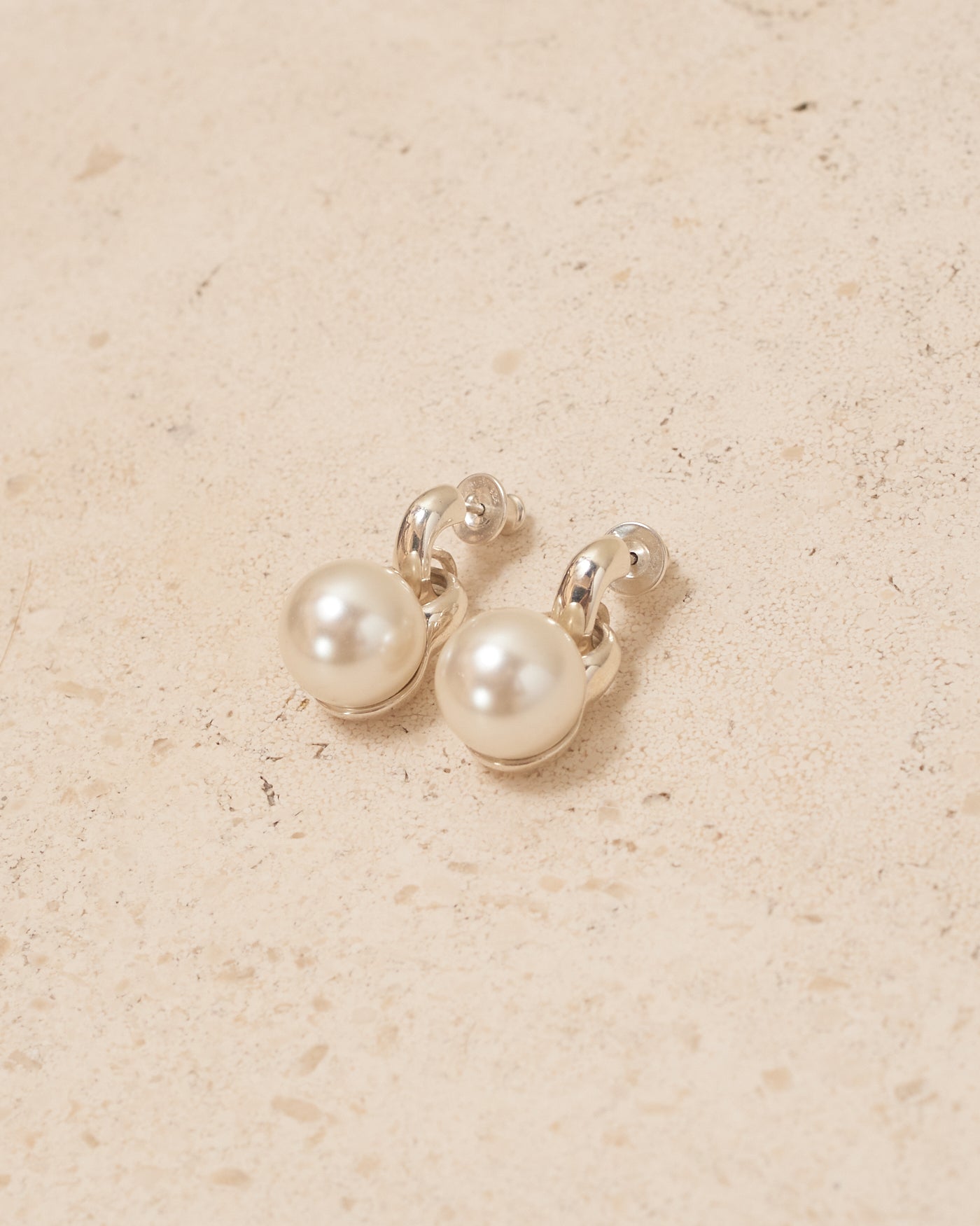 Sterling Silver Pearl Earrings