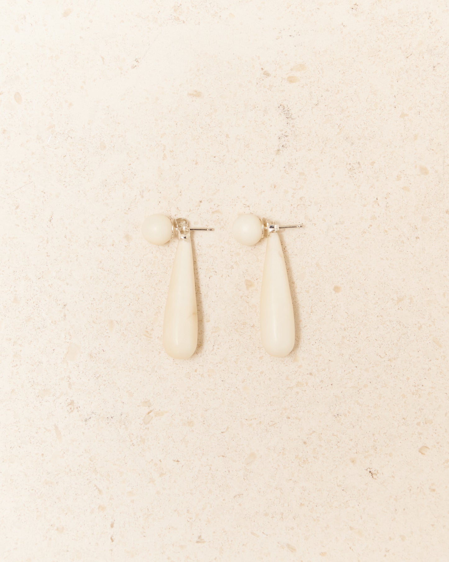 Small Vegetable Ivory Angelika Earrings