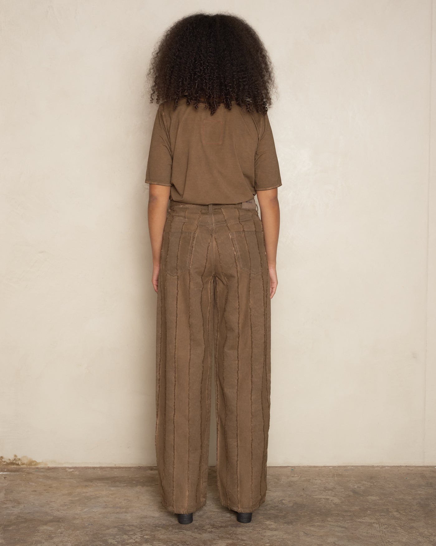 Brown Stripe Phyllis Trousers