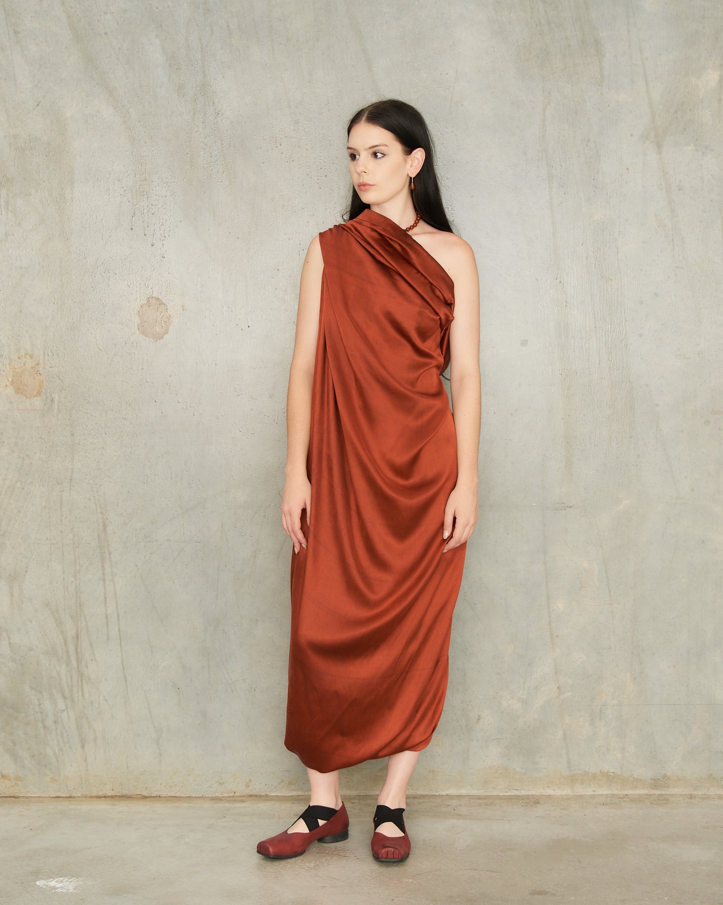 Dark Red Amone Dress