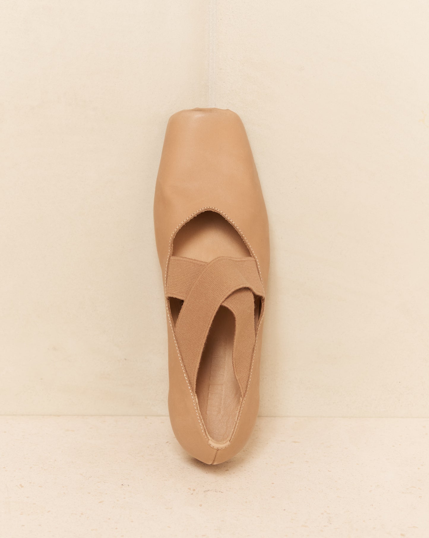 Rose Leather Ballet Shoes