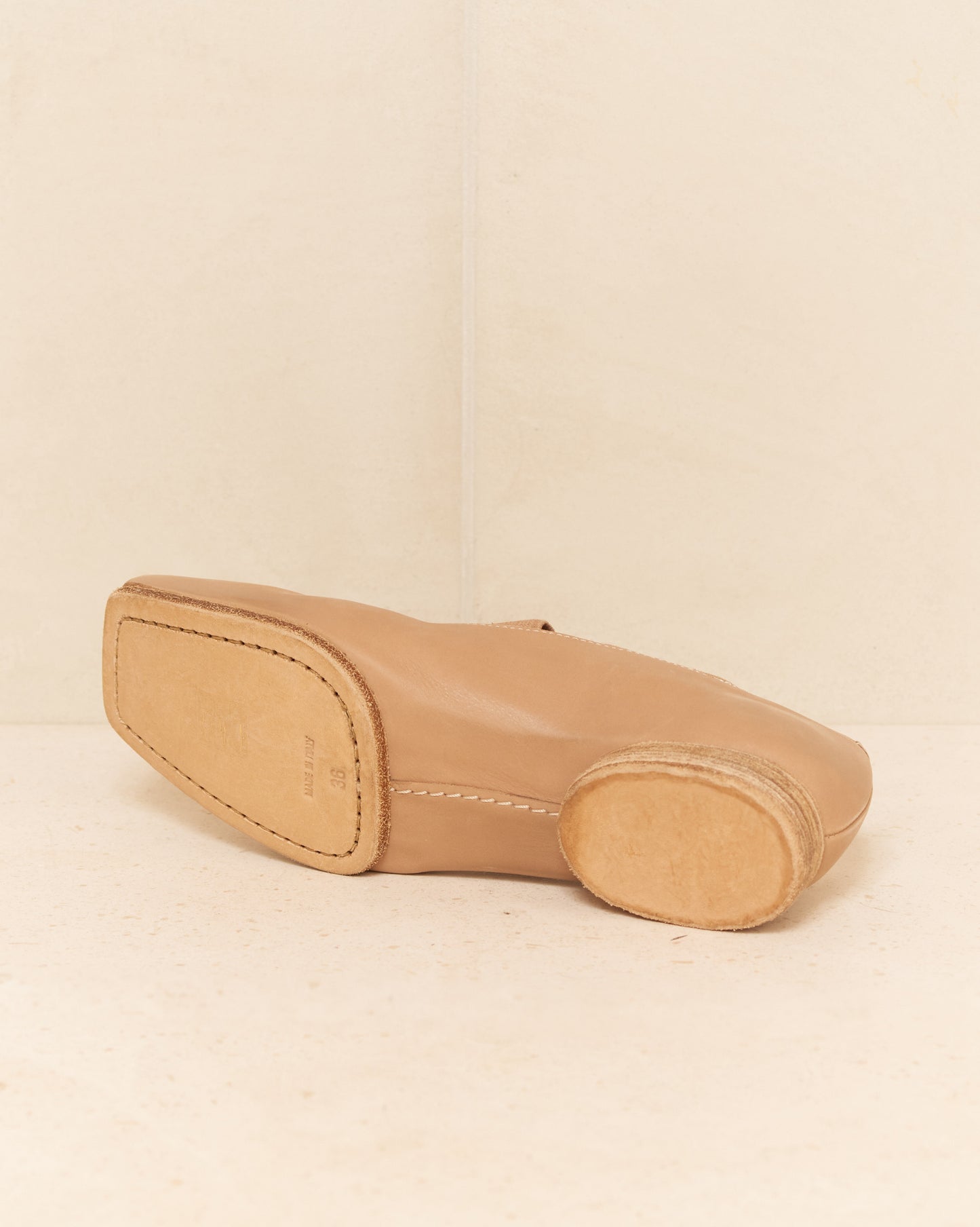 Rose Leather Ballet Shoes