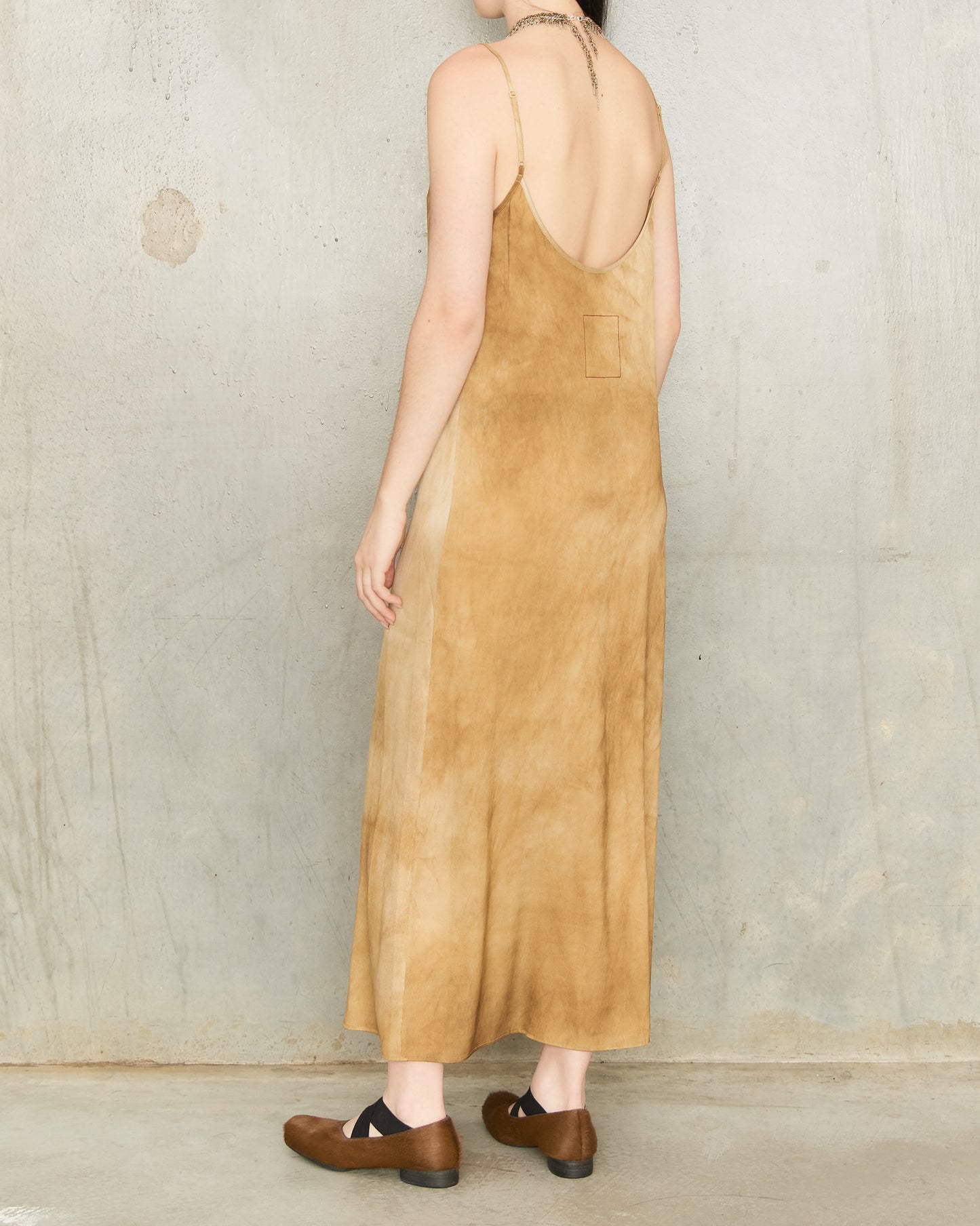 Tan Dyed Anaya Dress