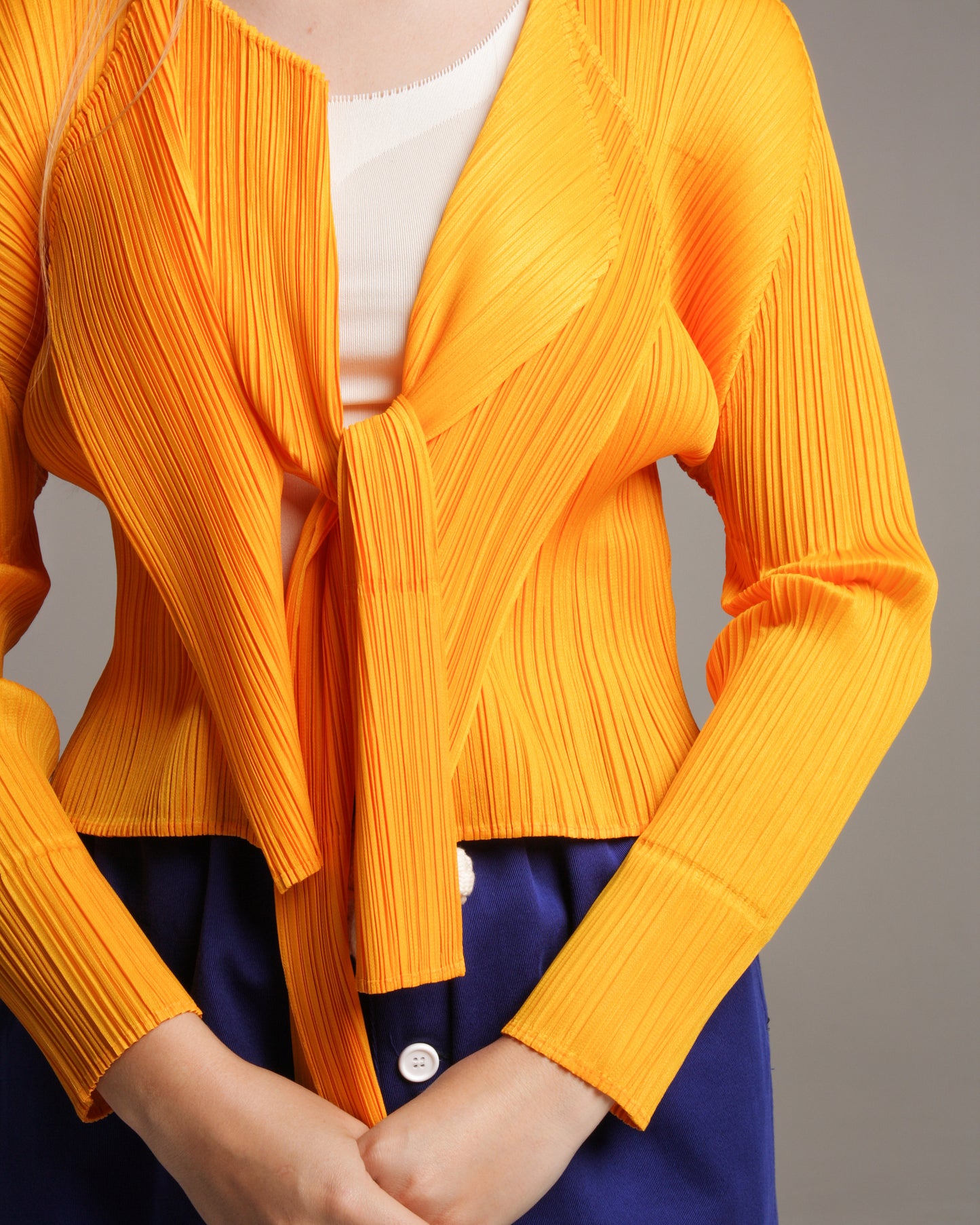 Turmeric Double Layered Cardigan