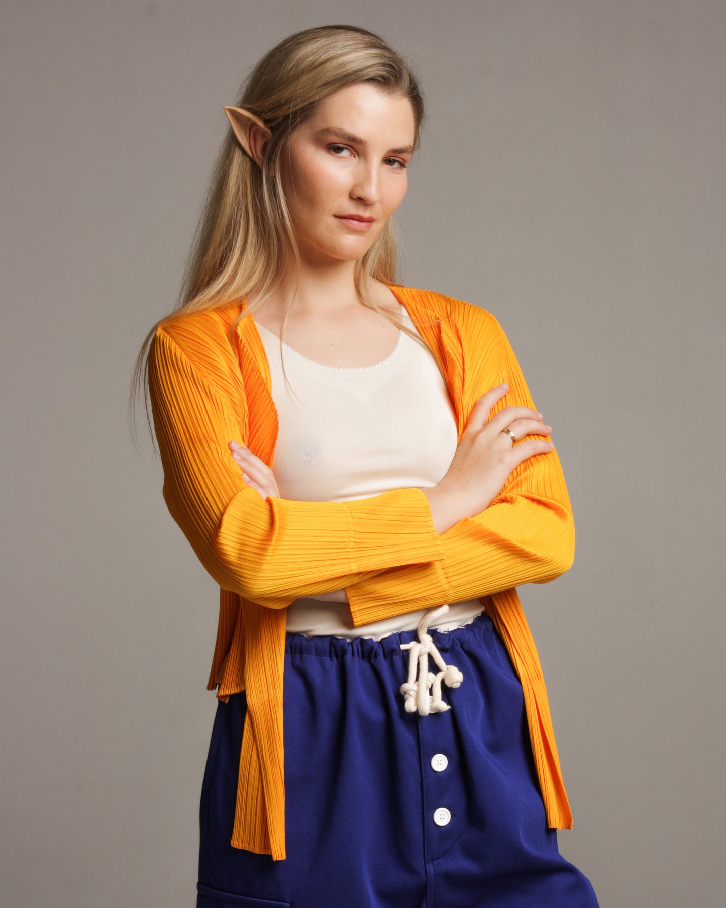 Turmeric Double Layered Cardigan