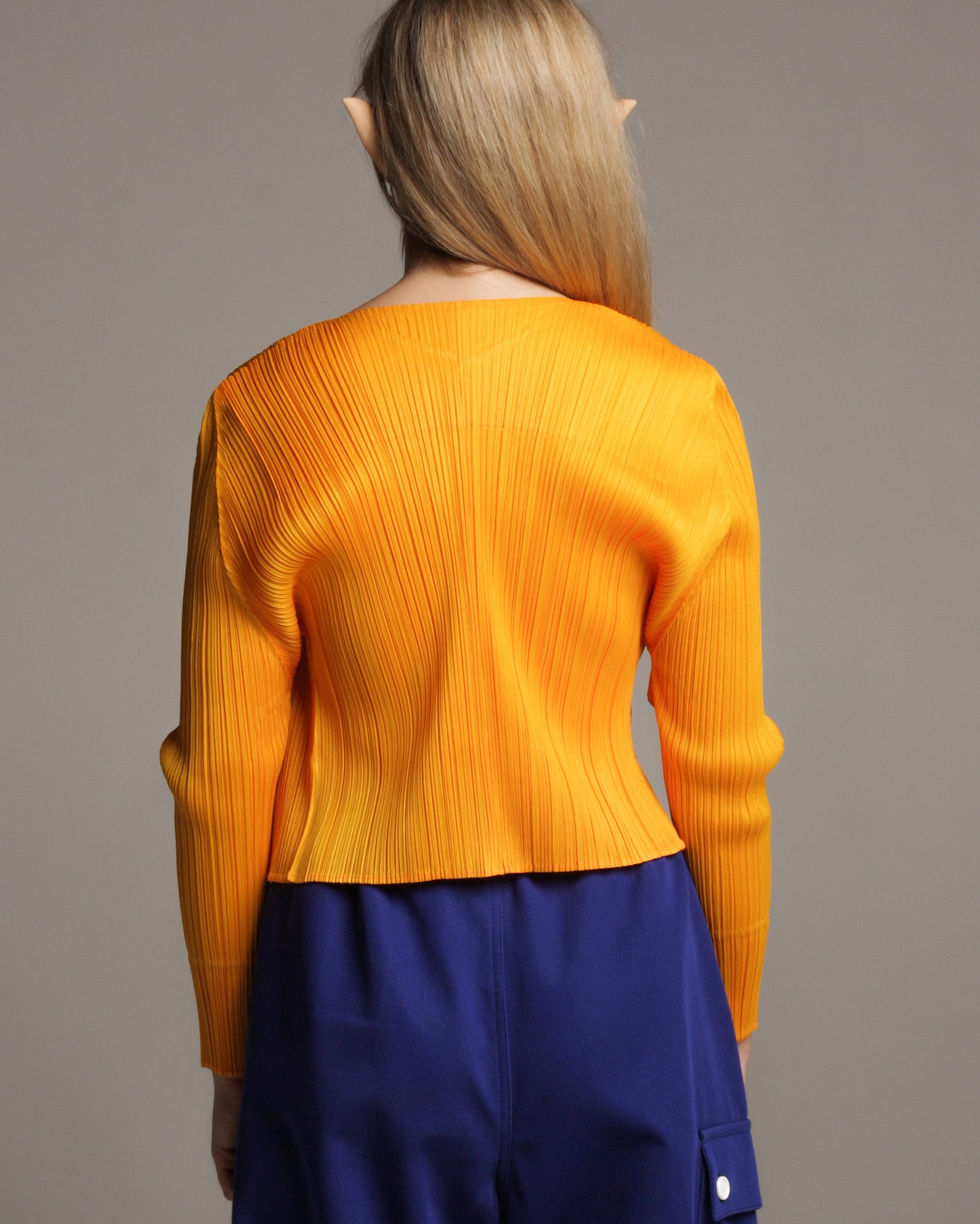 Turmeric Double Layered Cardigan