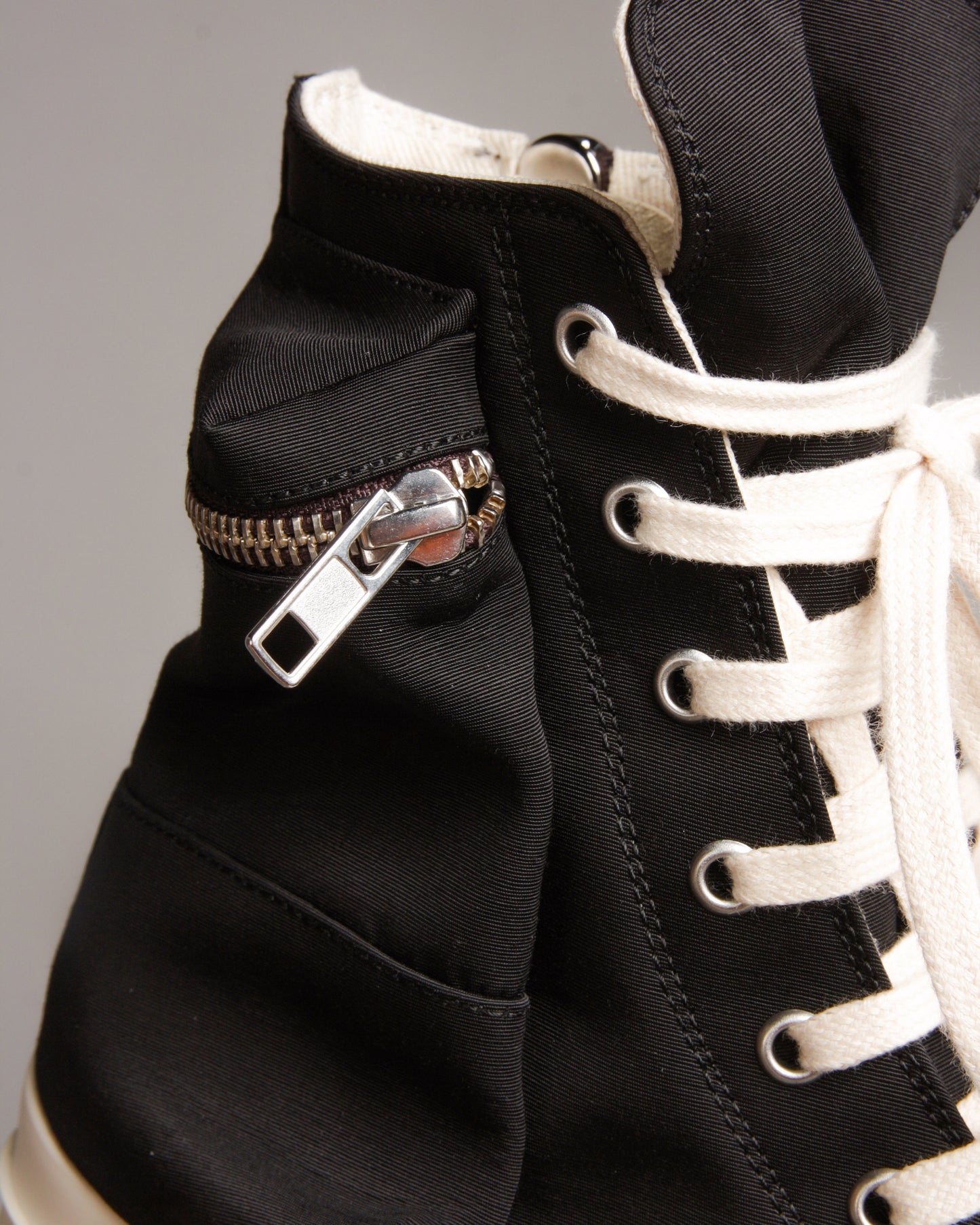 Black High Top Cargo Sneakers