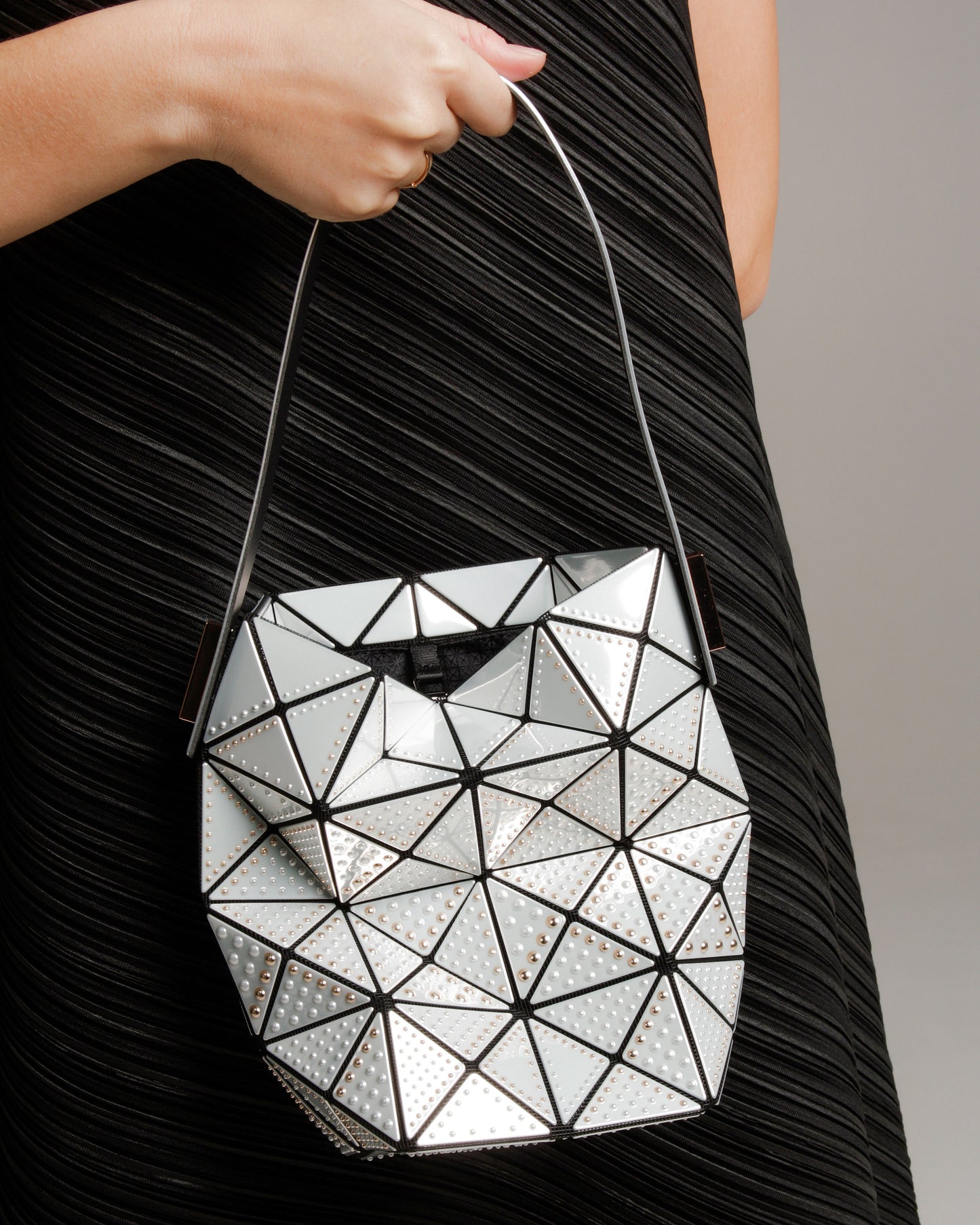 White Medallion Bag