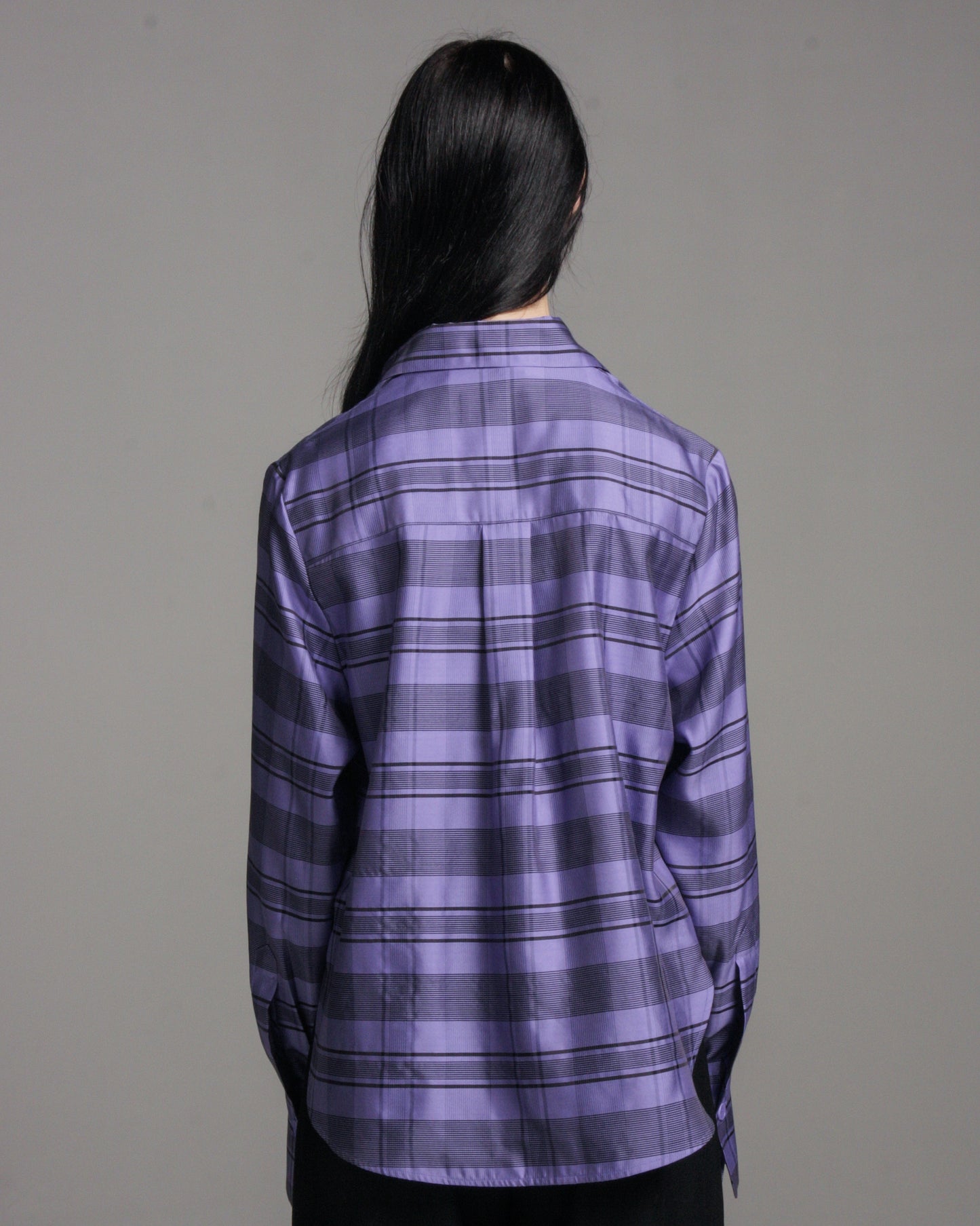 Tosa Purple Check Shirt