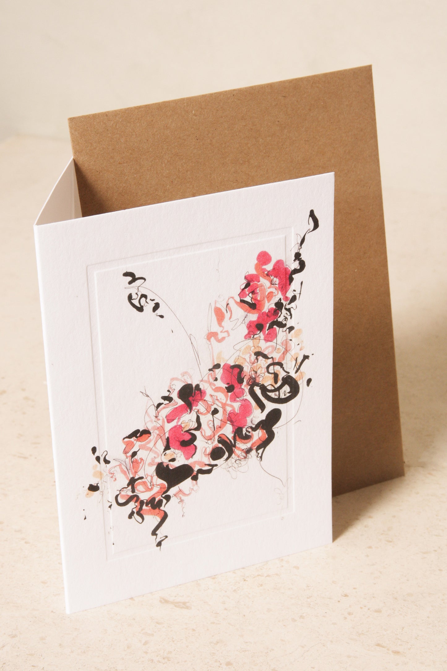 Dilettante x Nick FitzPatrick Greeting Card - Pink