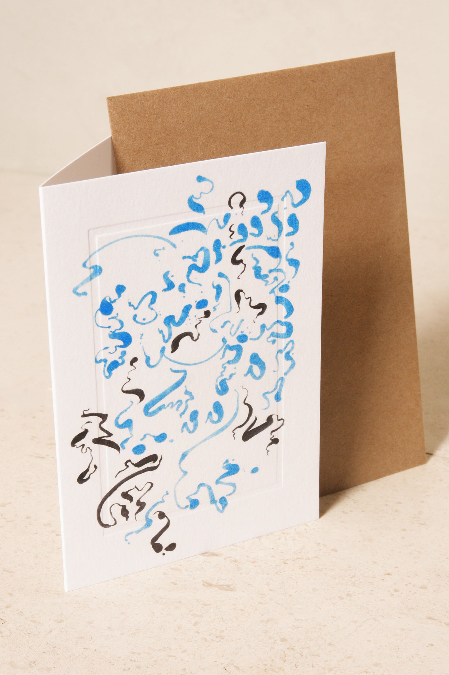 Dilettante x Nick FitzPatrick Greeting Card - Blue