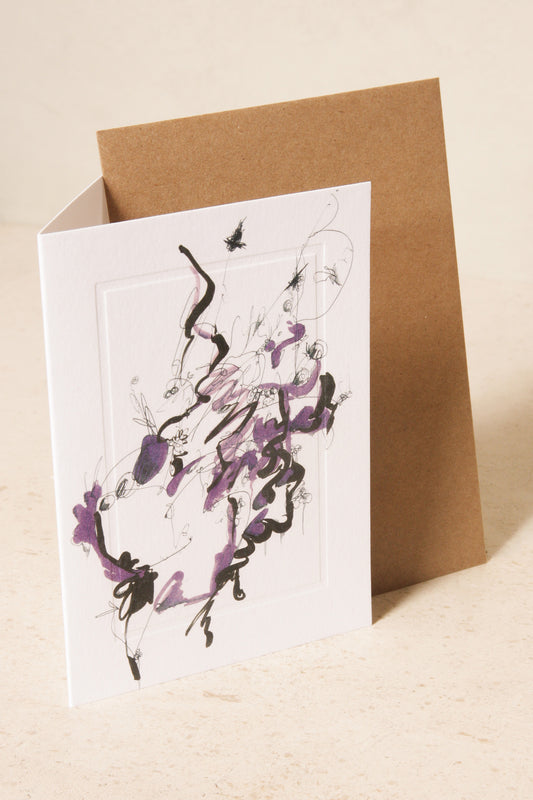 Dilettante x Nick FitzPatrick Greeting Card - Purple