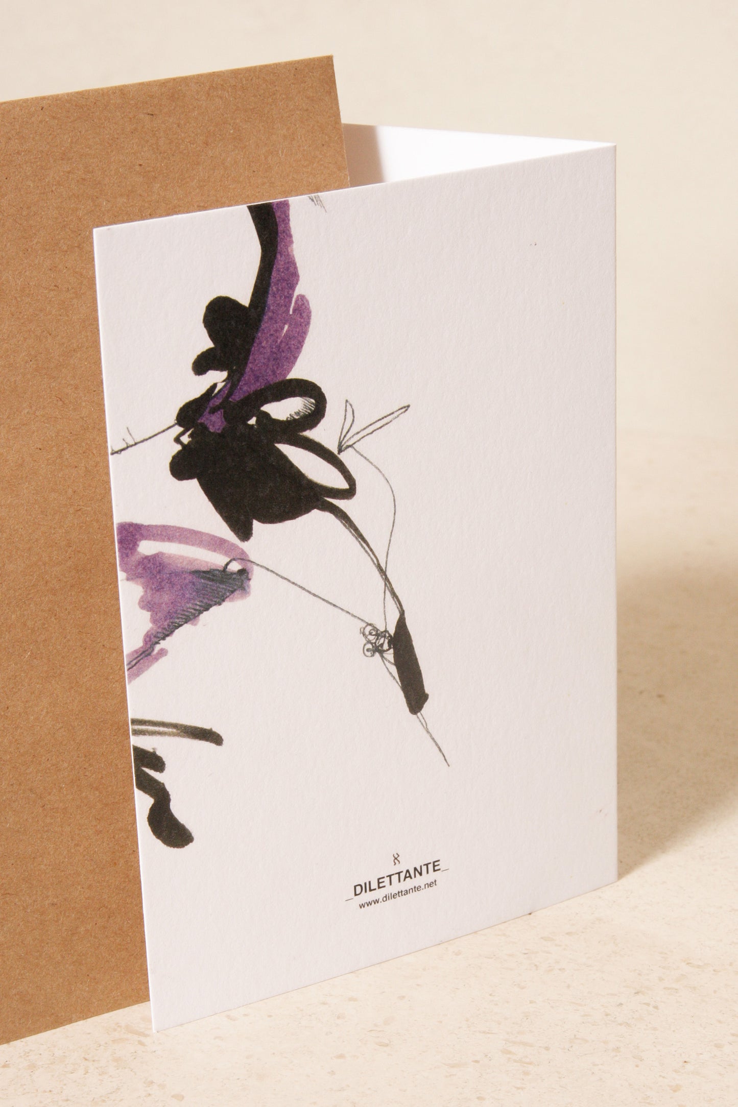 Dilettante x Nick FitzPatrick Greeting Card - Purple