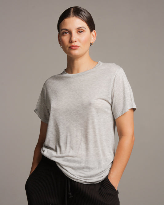 Tee Shirt Bamboo Jersey Grey