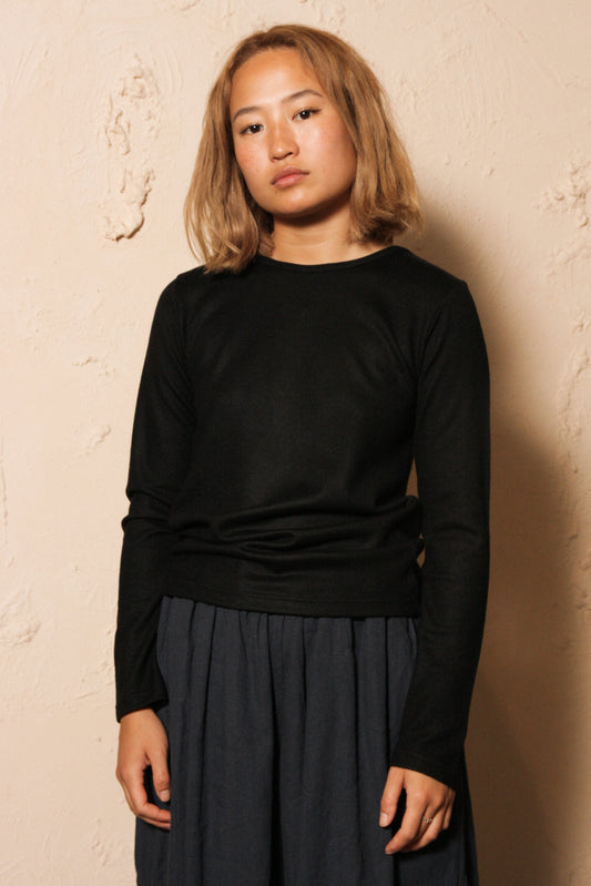 Wool Pullover Black