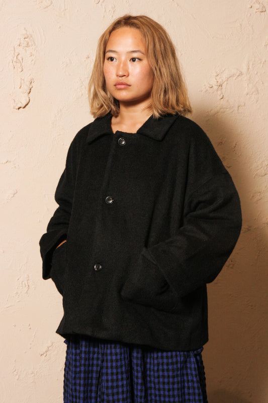 Alpaca Mosser Jacket Black