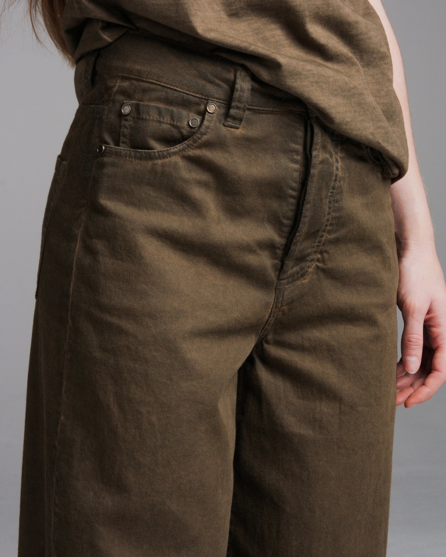 Army Green Phyllis Jeans