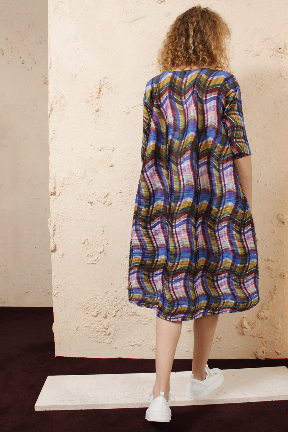 Abstract Tartan Tunic