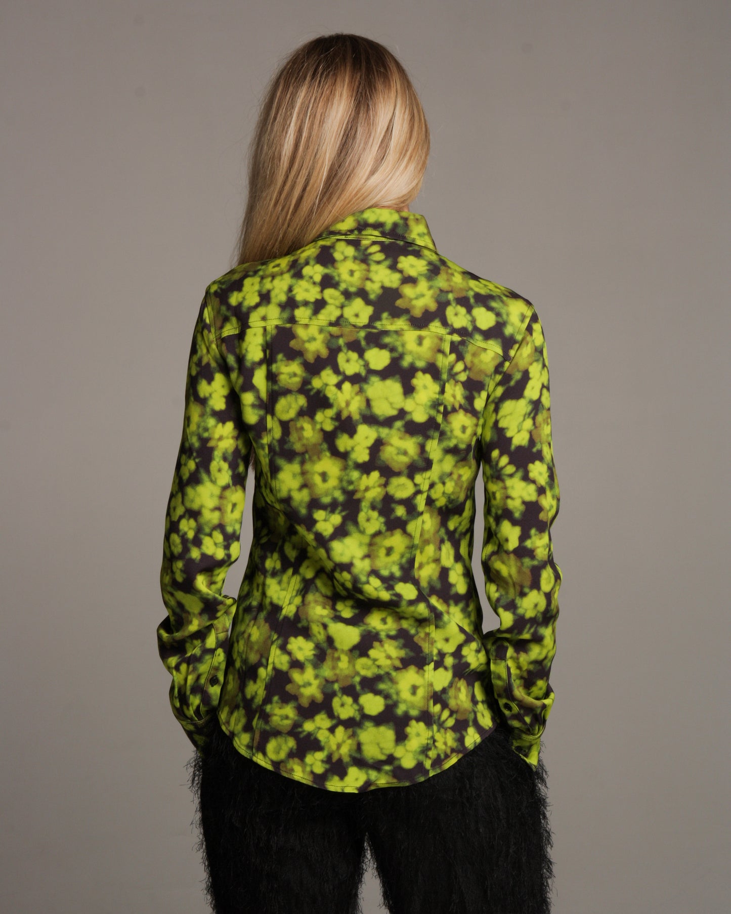 Telah Black and Lime Shirt