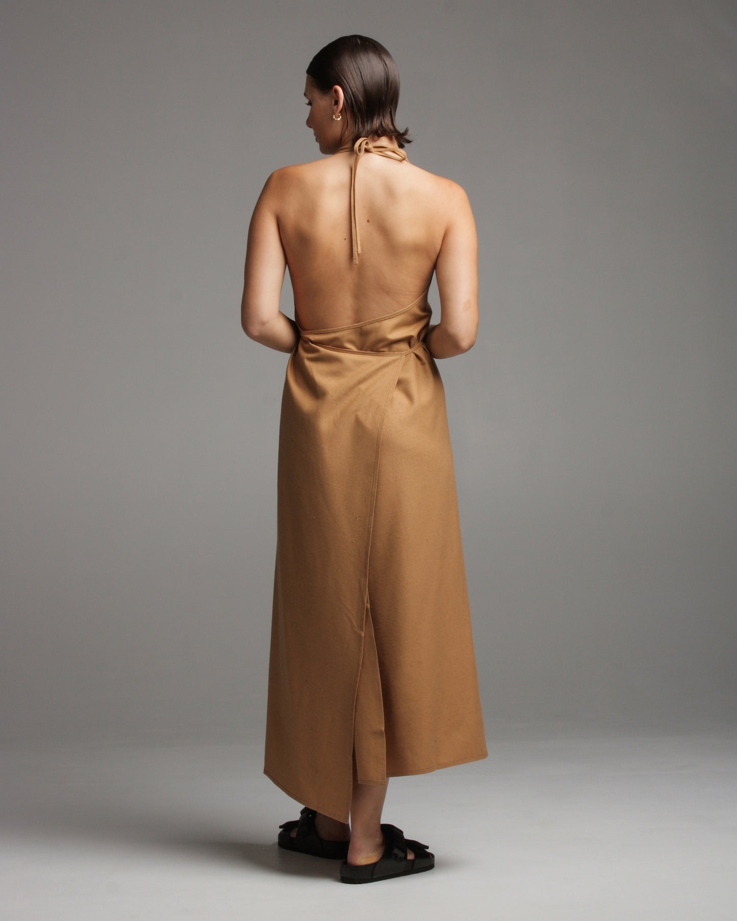 Brown Apron Dress