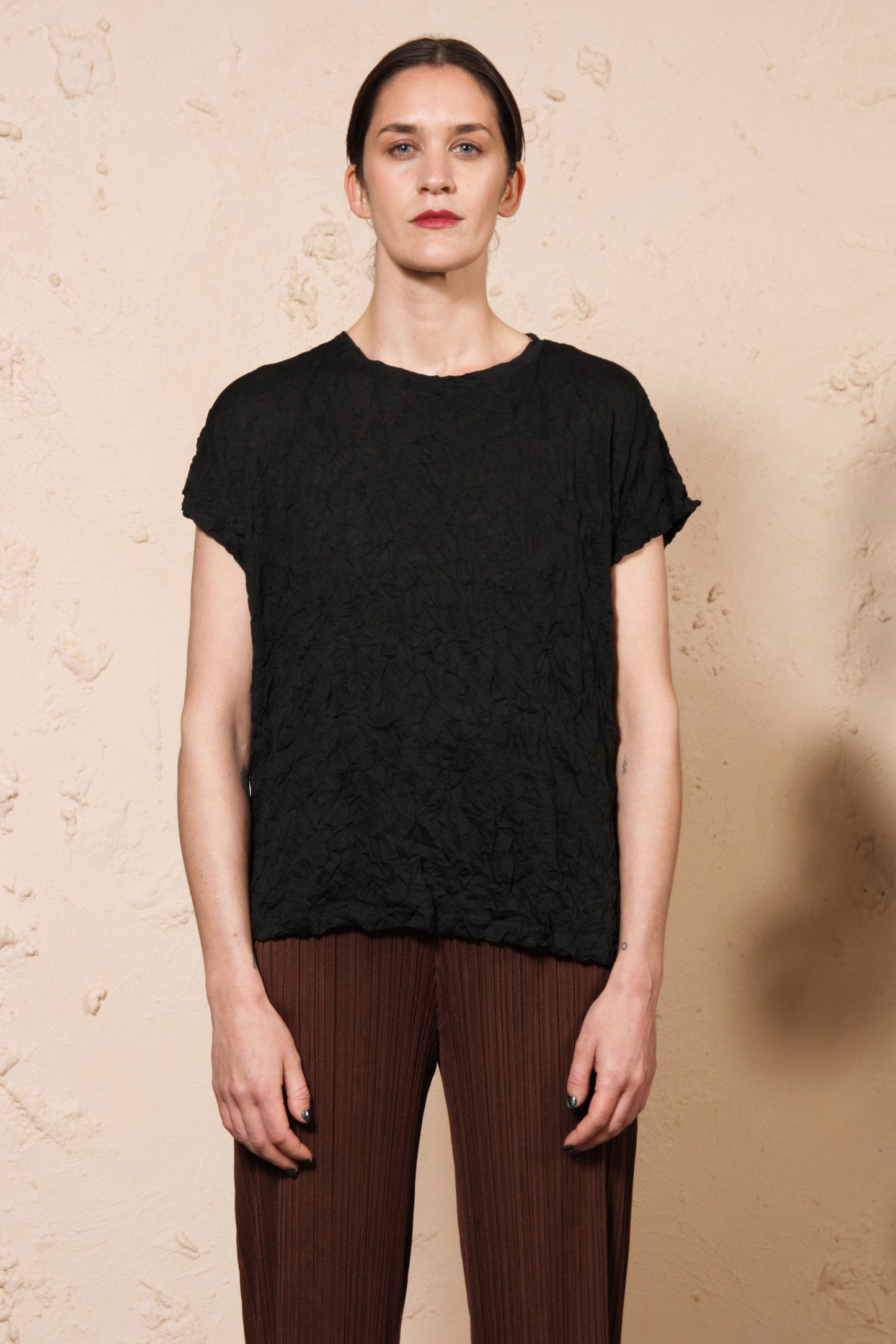 Short Meringue Tee Black