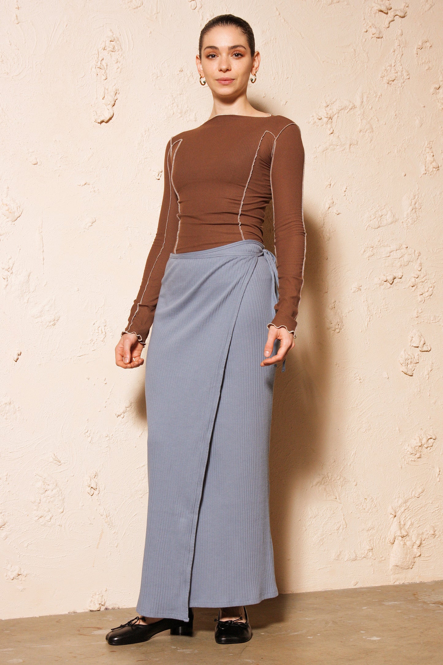 Baliu Blue Brig Skirt