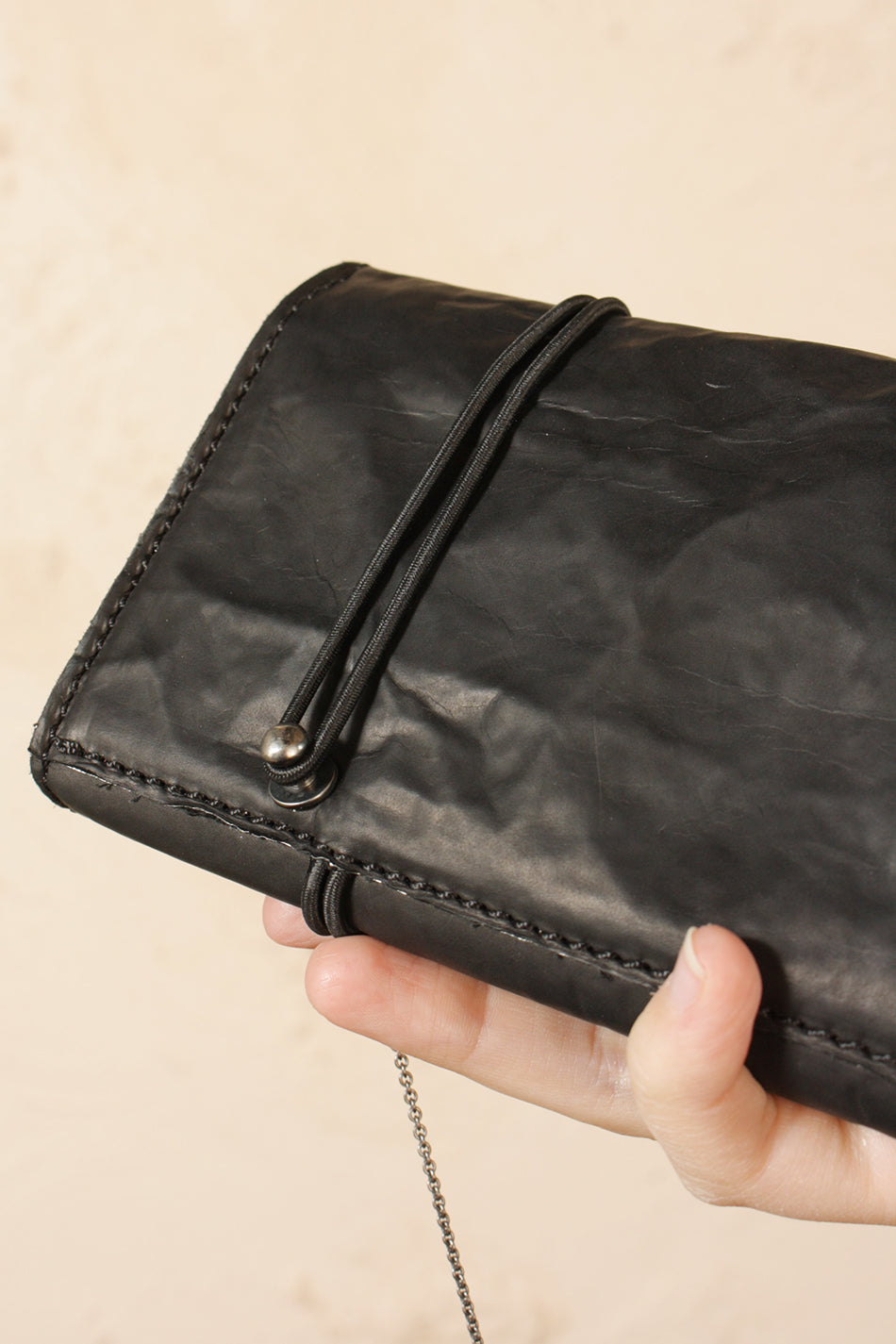 Anima Calf Wallet Carbon