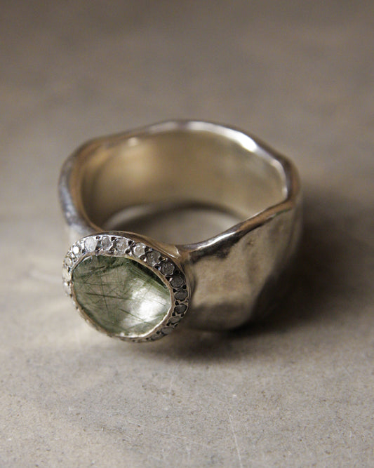 Addison Green Rutilated Quartz Ring