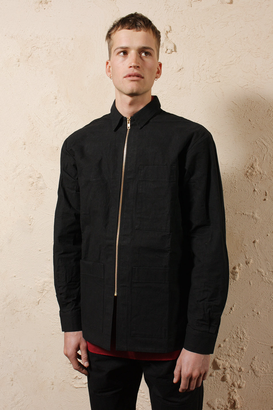 Mens Pocket Shirt Black