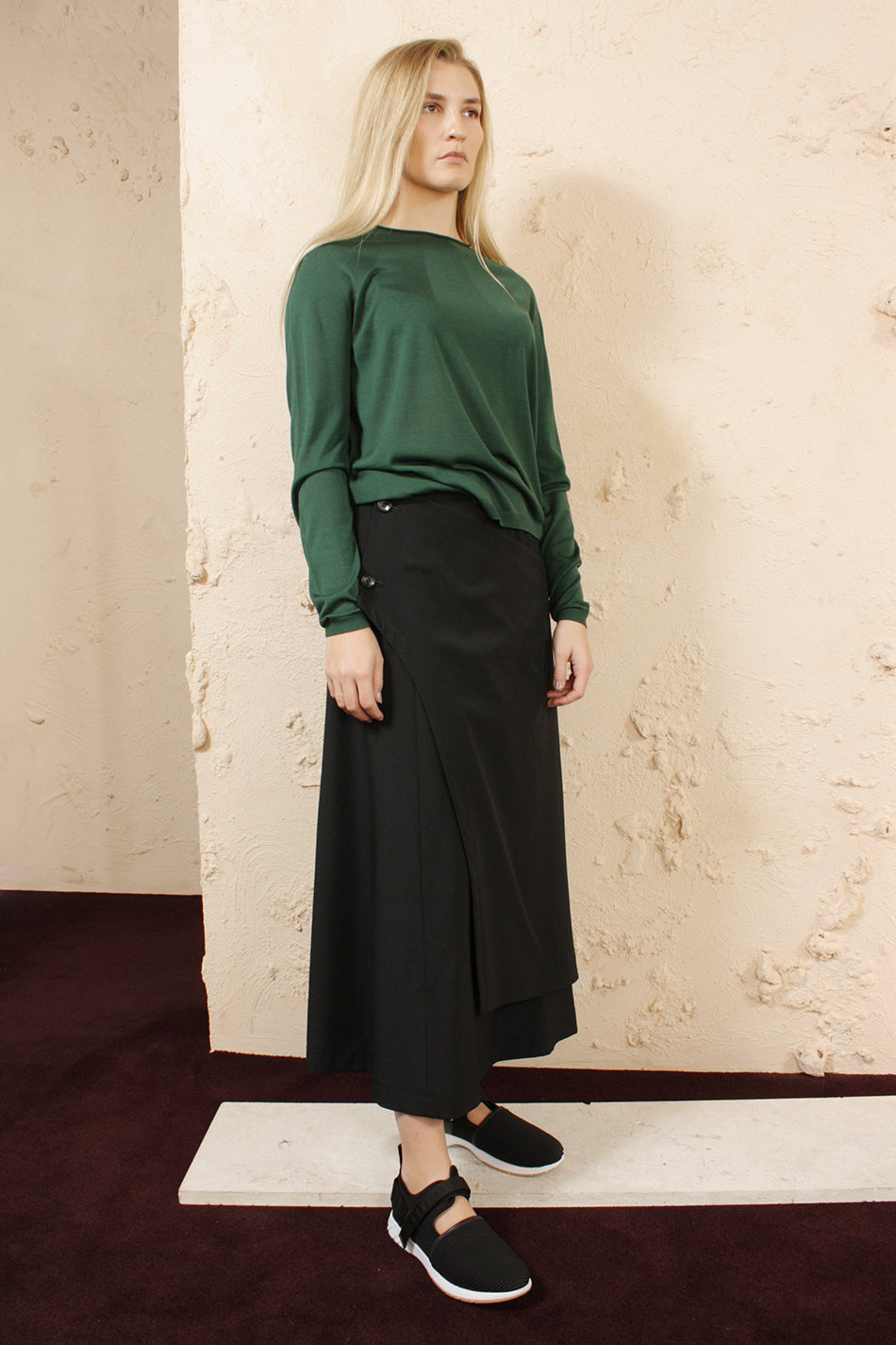 KATA GREEN SILK KNIT