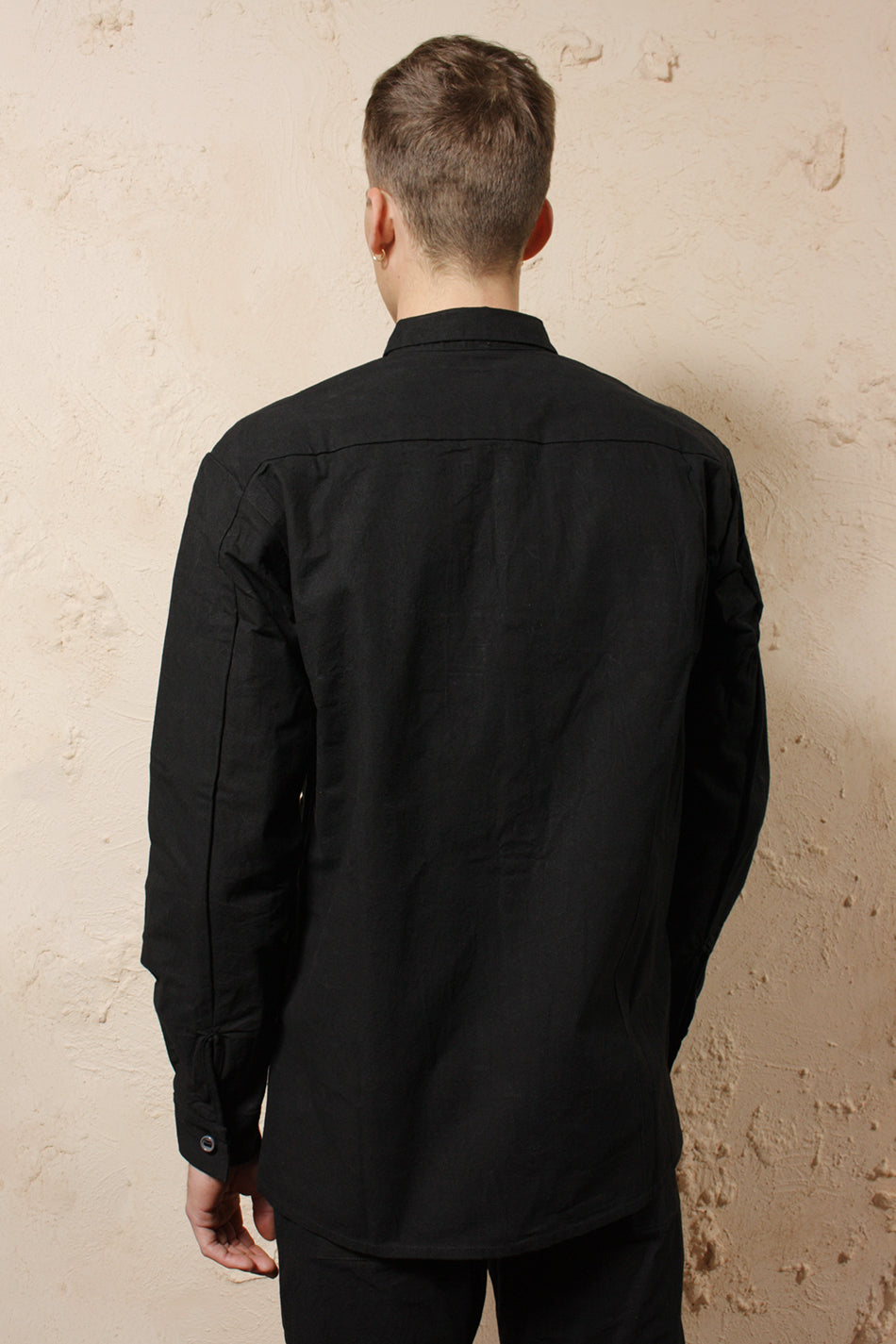 Mens Regular Shirt Black