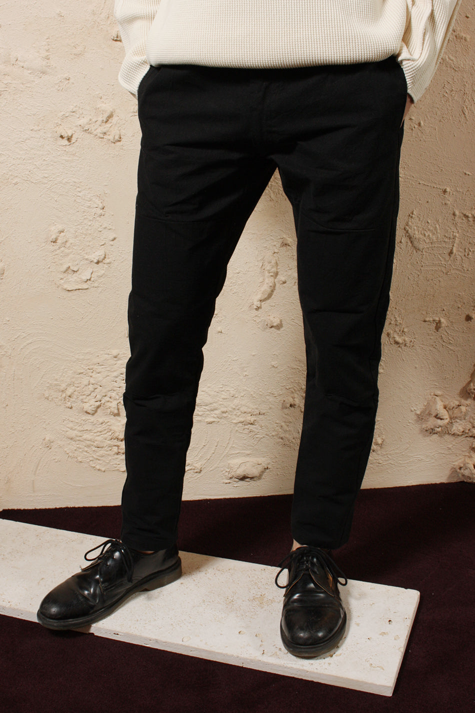 Mens Slim Pants Black