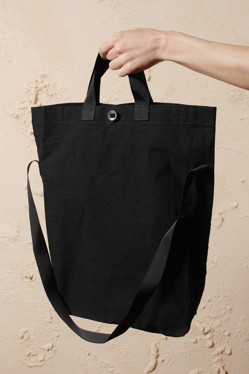 Wax Cotton Bag Black