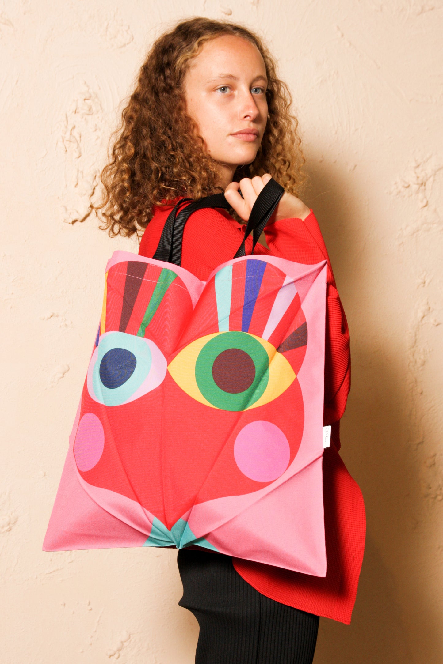 Medama Pink Tote Bag