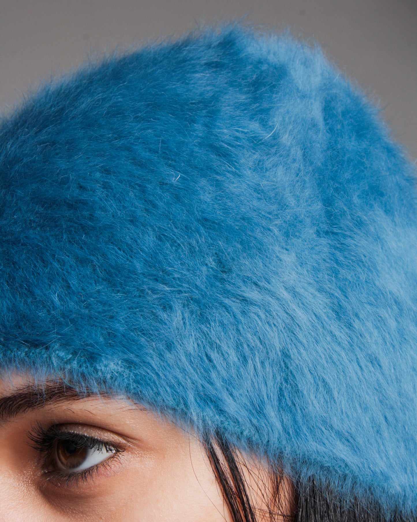 Angora Blue Beanie