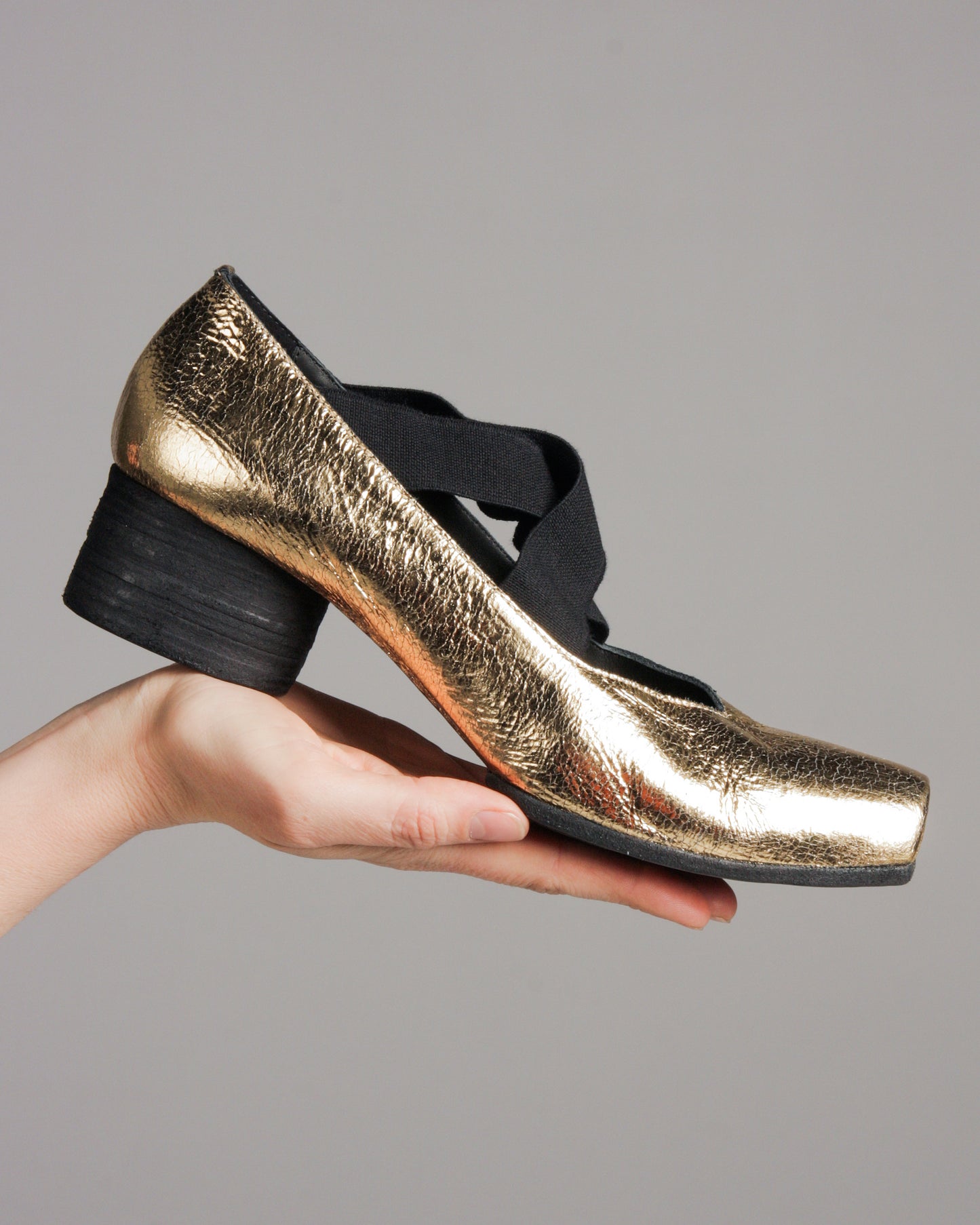 Gold Ballet Shoes