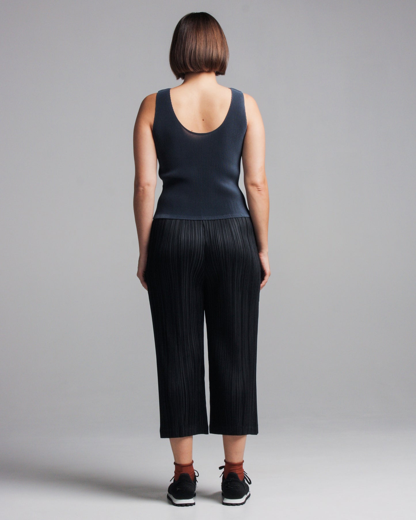 Black Pleated Pants