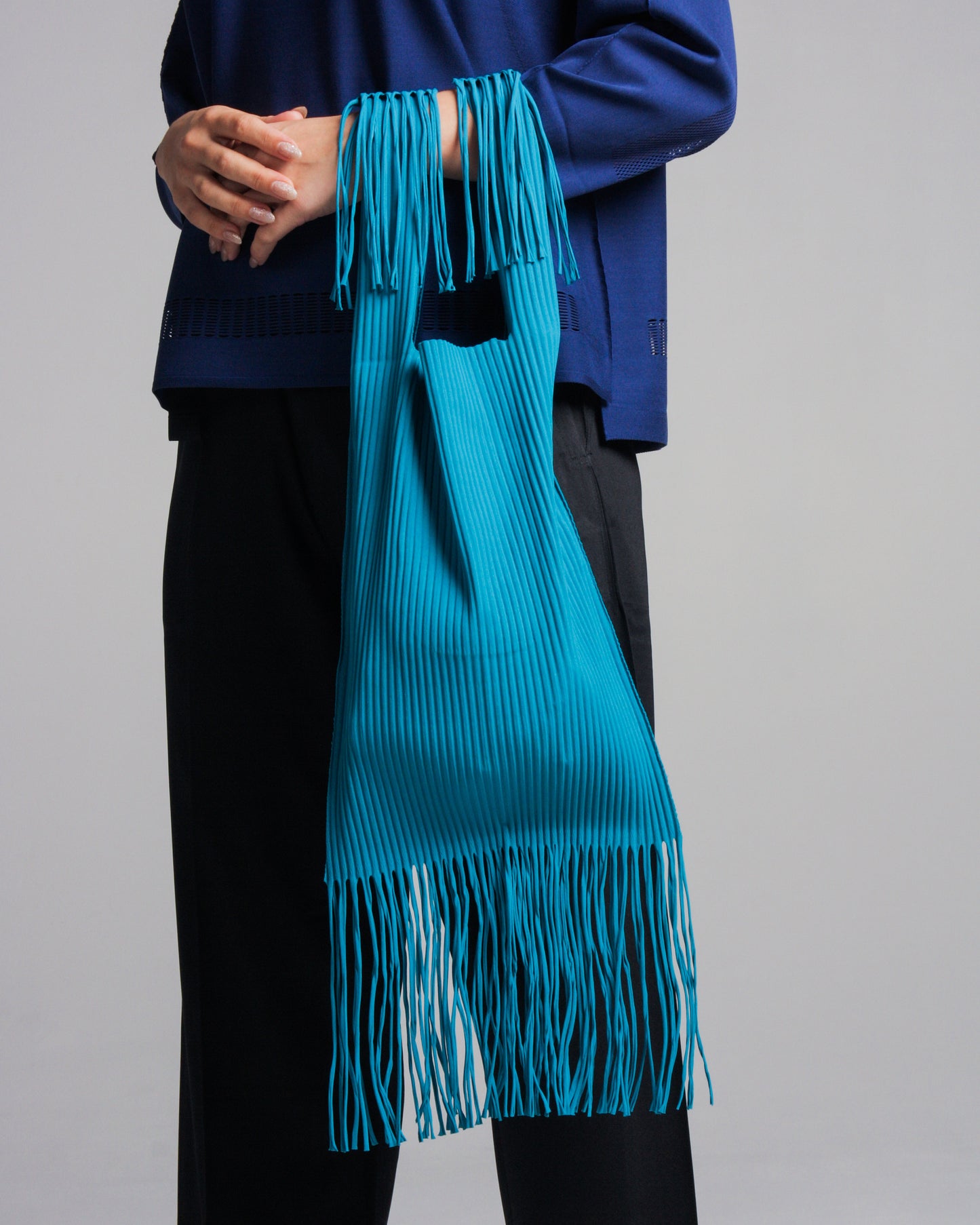 Turquoise Fringe Bag