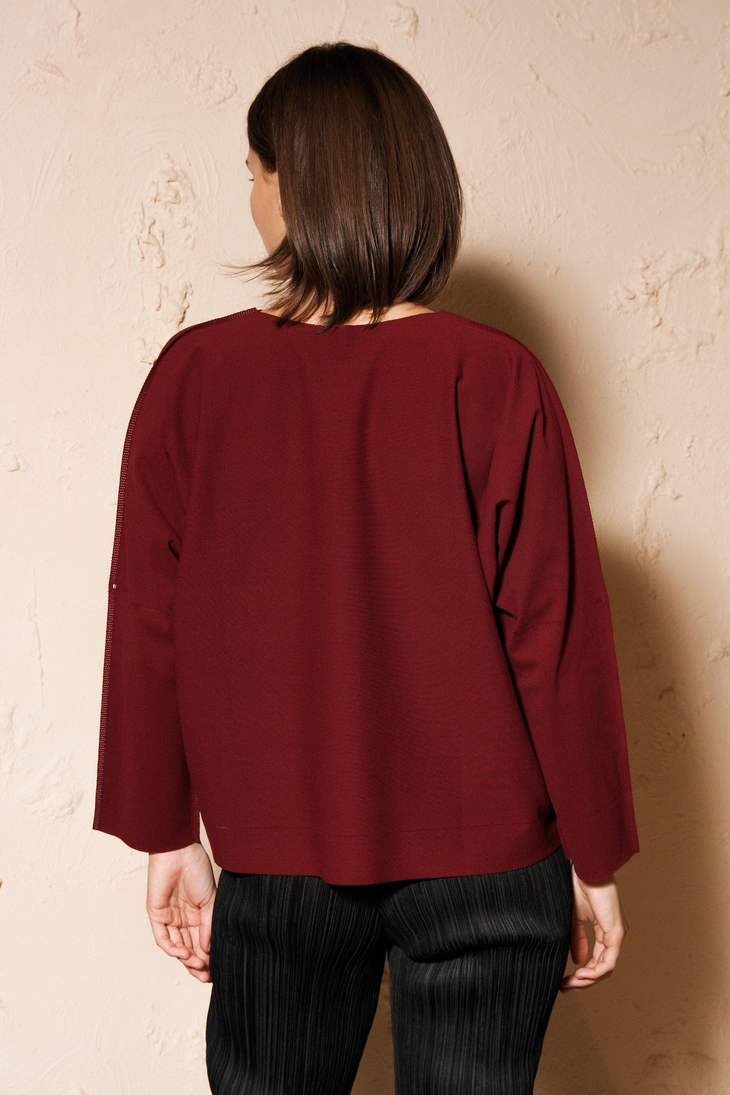 A-POC Pullover Burgundy