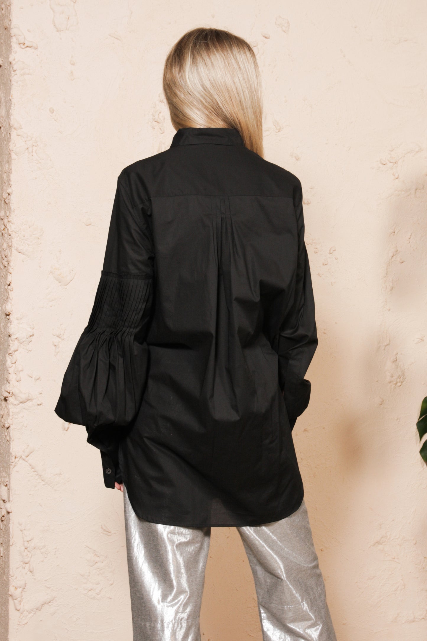 Black Cotton Shirt