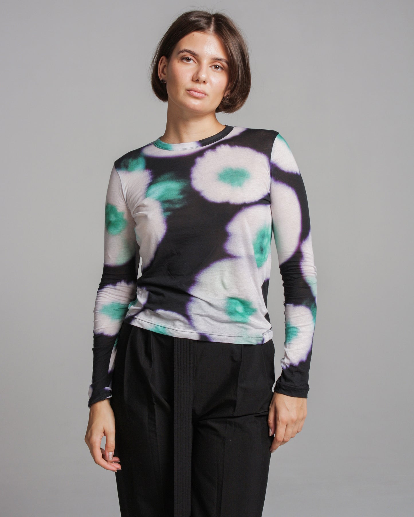 Tad Poppy Long Sleeve Top