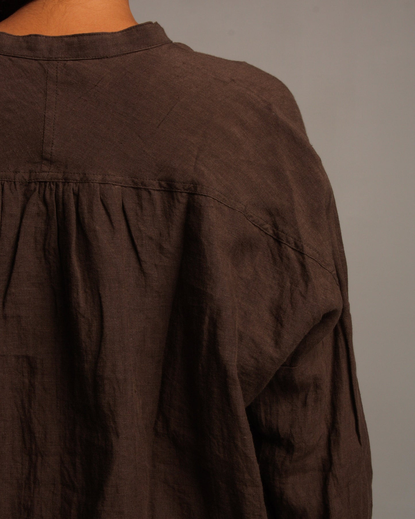 Brown Linen Shirt